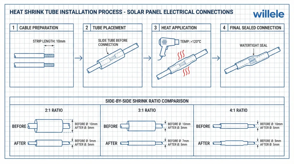 Heat Shrink Installation Process - willele