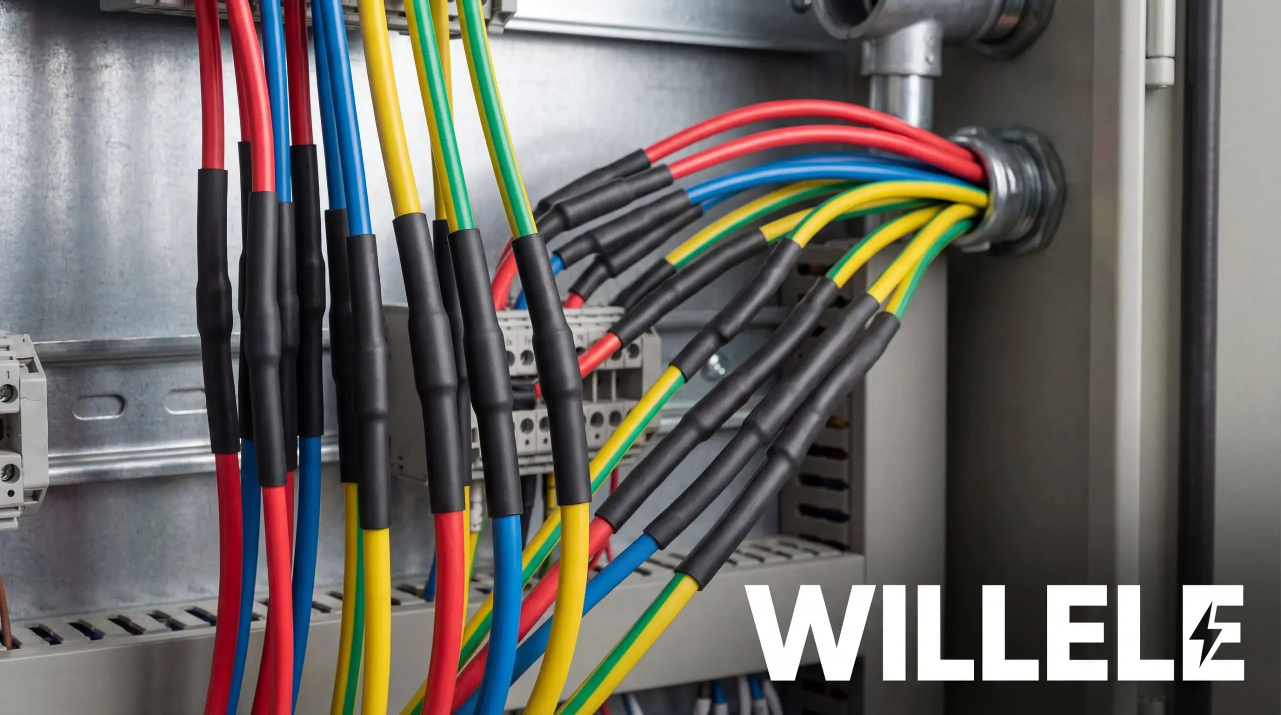 Flame-Retardant Heat-Shrink Tubing Installation