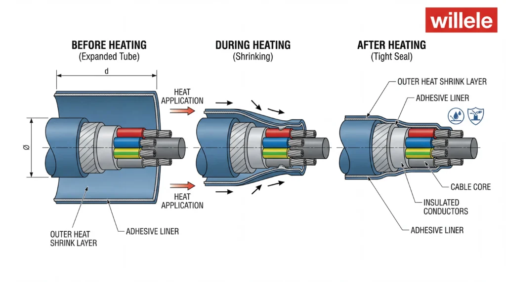 Heat Shrink Tube Technical Diagram - willele (2)