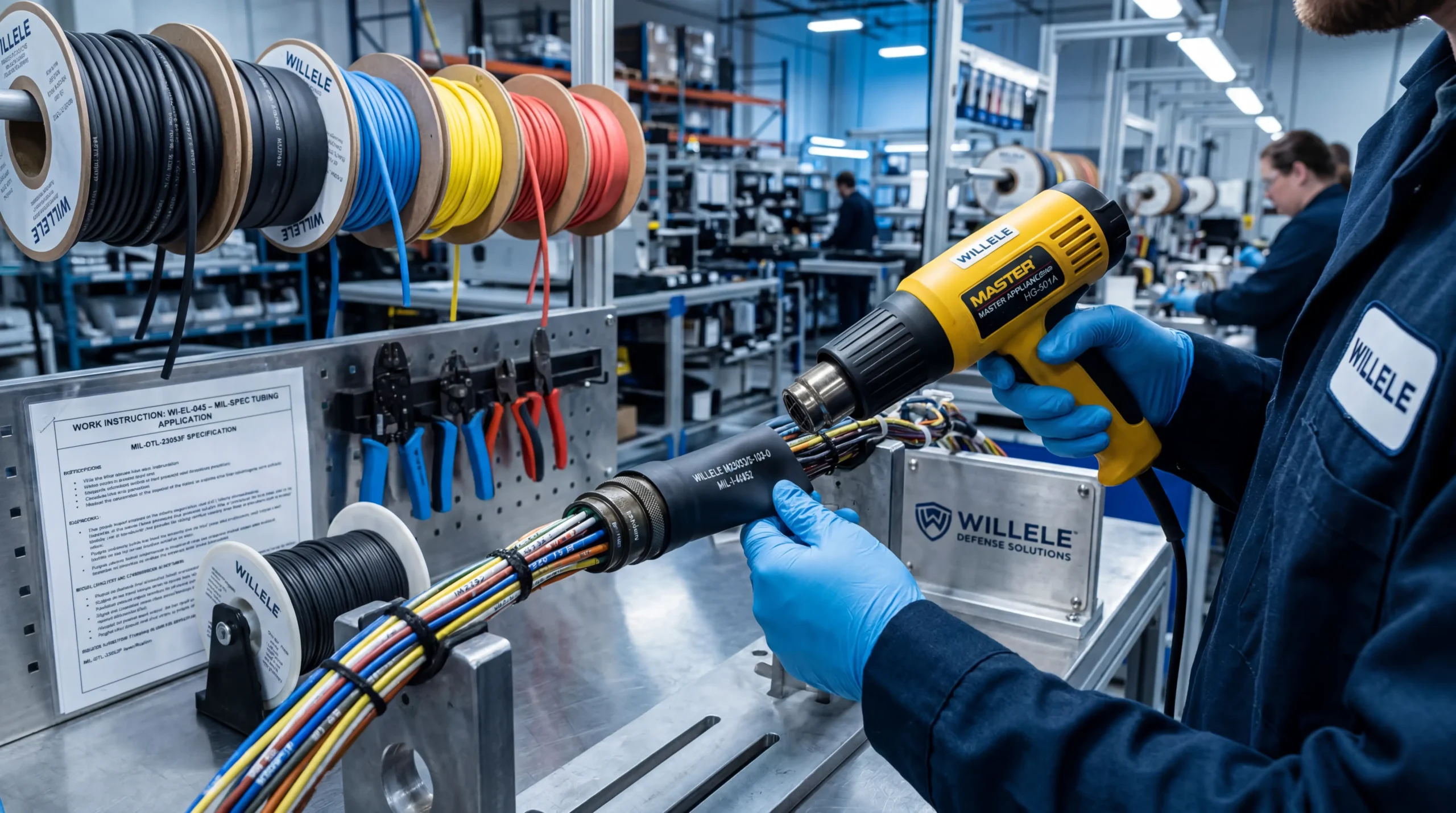 Willele Military Heat Shrink Tubing - Industrial Application