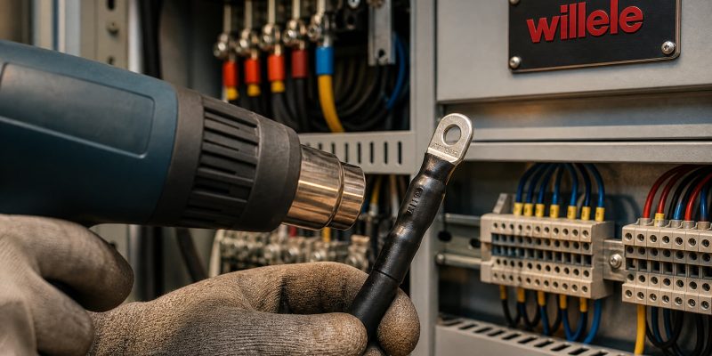 Heat shrink tube applied in control cabinet