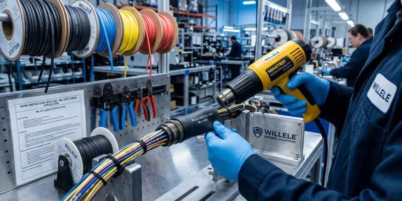 Willele Military Heat Shrink Tubing - Industrial Application