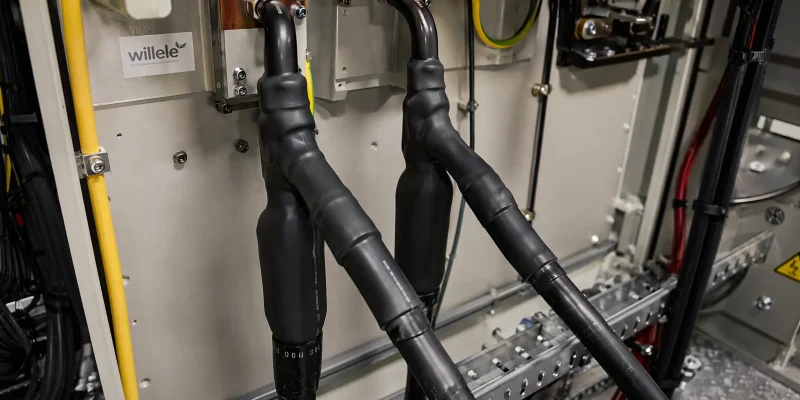 Wind Turbine Heat Shrink Installation - Industrial Photo (1)